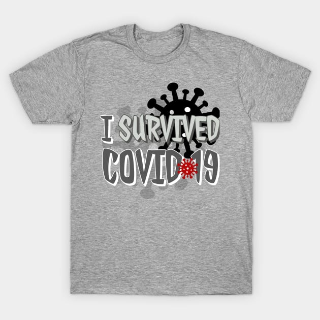 Coronavirus COVID-19 Survivor T-Shirt by Shirtacle